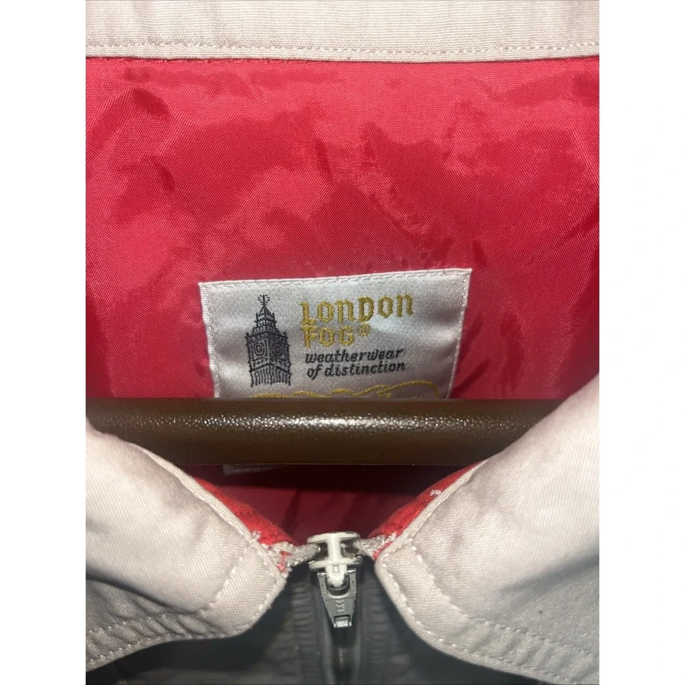 London‎ Fog Tan Red Sz 44R Lightweight Jacket Weatherwear of Distinction